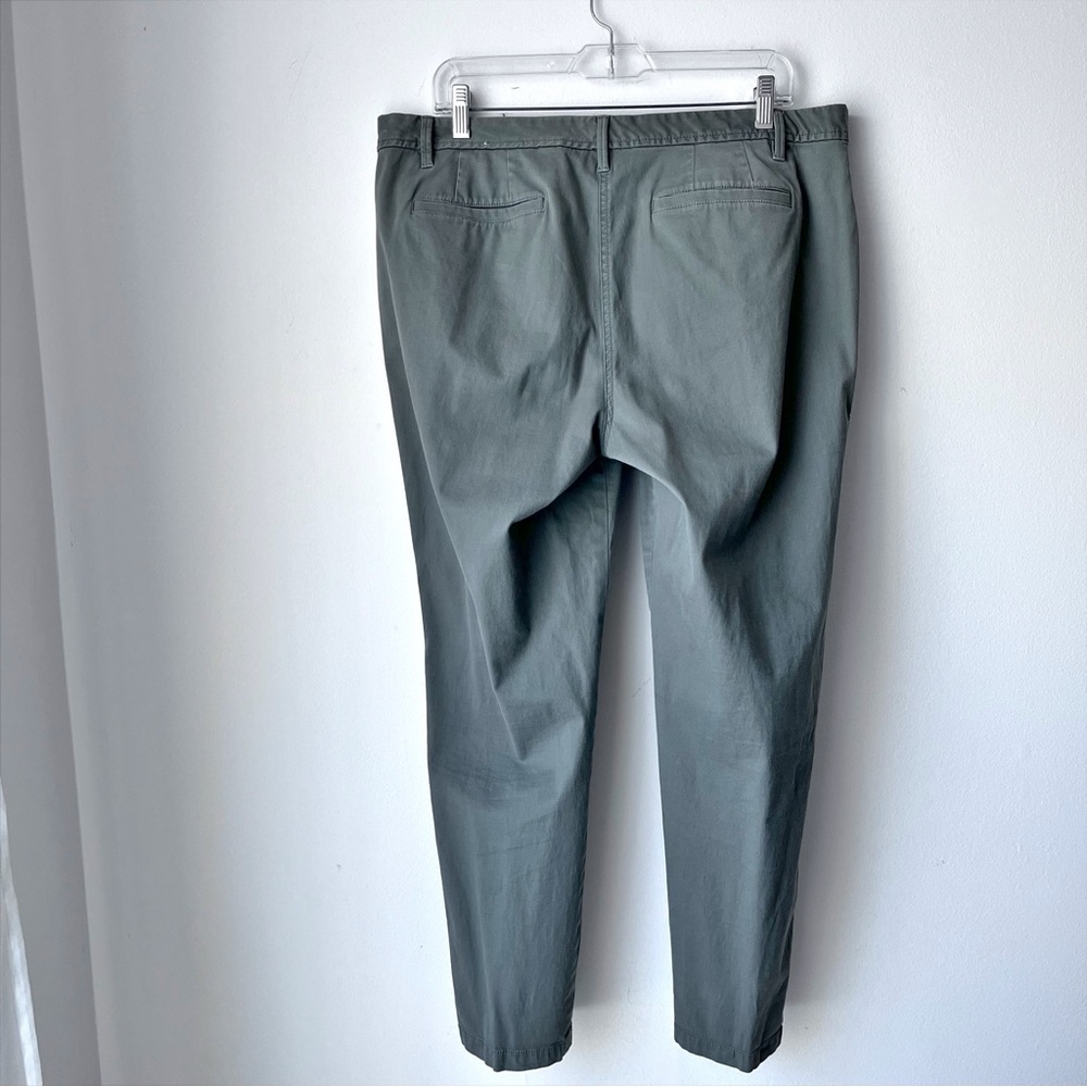 Talbots Women’s Green Cotton Spandex Girlfriend Chinos Size 14 - Picture 4 of 9